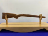 Brown Checkered Wood Rifle Stock w/ Remington Buttplate *SEMI-GLOSS FINSIH*