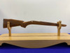 Brown Checkered Wood Rifle Stock w/ Remington Buttplate *SEMI-GLOSS FINSIH*