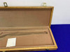 Winchester Wooden Display Case w/ Brass Latches *SOFT VELVET INTERIOR*