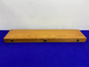 Winchester Wood Long Gun Display Case *FITTED BURGUNDY VELVET INTERIOR*