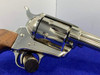 1978 Colt Single Action Army 45Colt Nickel 7.5" *MINT NICKEL THIRD GEN SAA*
