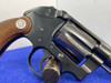 Colt Agent 1968 2" Blued .38 Spl *VERY DESIRABLE FACTORY SHROUDED MODEL*