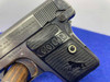 1922 Colt M1908 Hammerless .25 ACP Blue 2" *STELLAR VEST POCKET MODEL*