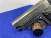 1922 Colt M1908 Hammerless .25 ACP Blue 2" *STELLAR VEST POCKET MODEL*