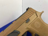 Sig Sauer P320 3.5" FDE 9MM *OPTIC CUT EXCELLENT STRIKER FIRED PISTOL*
