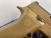 Sig Sauer P320 3.5" FDE 9MM *OPTIC CUT EXCELLENT STRIKER FIRED PISTOL*