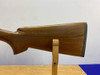 Gloss Brown Wood Rifle Stock w/ Black Recoil Pad *W/ WHITE LINE RECOIL PAD*