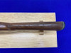 Wood Rifle Stock w/ Black White LIne Buttplate *CLASSIC WALNUT BROWN STOCK*
