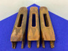 3 Remington 3200 Checkered Walnut Brown Wooden Forends *BROWN GLOSS FINISH*