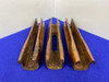 3 Remington 3200 Checkered Walnut Brown Wooden Forends *BROWN GLOSS FINISH*