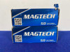 100 Rounds of Magtech .357 Magnum 158Gr SJSP Ammo *FLAT POINT HUNTING LOAD*