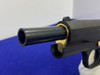 Colt Government .45ACP 5" *STUNNING GOLDEN ACCENTS* Gorgeous Example