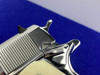 Colt Government Series 70 .38 Super *BREATHTAKING BRIGHT STAINLESS & IVORY*