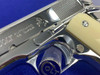 Colt Government Series 70 .38 Super *BREATHTAKING BRIGHT STAINLESS & IVORY*