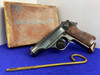Manurhin/Walther PP .32 ACP Blue *AUSTRIAN  JUSTIZWACHE "JW2313" MARKED*