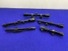 (5) Mixed Rifle Scopes Lot w/ Rings & Mounts *SPORTVIEW AND BANNER*