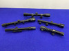 (5) Mixed Rifle Scopes Lot w/ Rings & Mounts *SPORTVIEW AND BANNER*