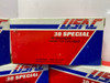250Rds USA Ammunition .38 Special Ammunition *JACKETED SEMI-WADCUTTER LOAD*