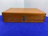 Smith & Wesson Brown Wooden Presentation Case *COLLECTOR DISPLAY CASE*