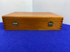 Smith & Wesson Brown Wooden Presentation Case *COLLECTOR DISPLAY CASE*