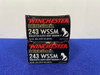 Winchester Ballistic Silvertip .243 WSSM 100Rds *FANTASTIC HUNTING ROUNDS*