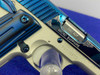 Kimber Micro Sapphire .380ACP 2.75 "BLUE PVD COATED FACTORY ENGRAVED SLIDE*
