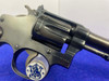 Smith Wesson .22/32 Hand Ejector .22 LR Blue 6" *VINTAGE RIMFIRE REVOLVER* 
