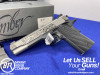 Kimber Stainless LW .45 ACP 5" Blk/SS *BEAUTIFUL LASER ENGRAVED SLIDE*