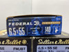 220Rds 6.5x55 Swedish 140Gr Ammo S&B + Federal *TARGET + HUNTING LOAD MIX*