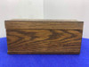 Colt WWII Commemorative Wood Display Case w/ Key *EUROPEAN THEATER TRIBUTE*
