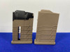 TWO 10-Round *MDT AICS FDE POLY/BLK METAL SHORT ACTION MAGAZINES* 308 Win-GID1192464779