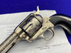 1901 Colt SAA 45Colt 4.75" *BURT SINCLAIR HAND MASTER ENGRAVED* Indian Head