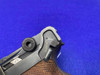 1938 Mauser Luger P08 9mm 4" Blued *HIGHLY DESIRABLE S/42 MARKED EXAMPLE*