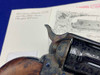 *KELLY LASTER CATTLE BRAND ENGRAVED* 1959 Colt SAA 45Colt Fire Blue 2nd Gen
