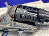 *KELLY LASTER CATTLE BRAND ENGRAVED* 1959 Colt SAA 45Colt Fire Blue 2nd Gen
