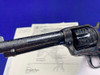 *KELLY LASTER CATTLE BRAND ENGRAVED* 1959 Colt SAA 45Colt Fire Blue 2nd Gen
