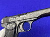 FN Browning 1922 10/22FN 7.65mm 4.5" *MASTERFULLY ENGRAVED SCROLLWORK*