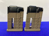TWO 10-Round *MDT AICS FDE POLYMER/BLK STEEL SHORT ACTION MAGAZINE* 308 Win-GID1194184016