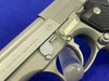 1993 Beretta Model 92FS Inox 9mm 4.9" *RARE "GHOST' COLLECTOR VARIANT*