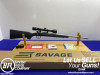 Savage B-Mag .17 WSM Stainless 22" *BUSHNELL 3-9X40 WATERPROOF RIFLE SCOPE*