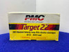 500Rds PMC Target 22 .22 LR 40Gr Solid Lead Ammunition *STANDARD VELOCITY*