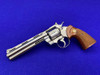 1965 Colt Python .357 Magnum Nickel 6" *NICKEL PYTHON w/ HOLLOW UNDERLUG*