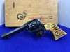 1967 Colt Frontier Scout '62 .22 LR 4.75" *MIDNIGHT FINISH & STAGLON GRIPS*