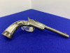 Stevens Tip-Up Target Pistol .22 RF Nickel 6" *ANTIQUE SINGLE-SHOT*