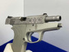Smith & Wesson Model 3913 9mm 3.5" Stainless *CUSTOM SCROLL ENGRAVED SLIDE*