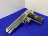 Colt Government .38 Super 5" *STUNNING MIRRORED STAINLESS - GOLD ACCENTS*-GID1203526168