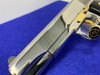 Colt Government .38 Super 5" *STUNNING MIRRORED STAINLESS - GOLD ACCENTS*-GID1203526168