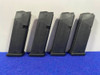 (4) Glock G19 Magazines 9mm 15Rds *CLASSIC FACTORY MAGS* 