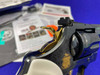 Colt Python .357 Mag Blued 4.25" *GORGEOUS SCROLL GOLD INLAY ENGRAVED*