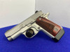 Kimber Micro 9 STS 9mm Stainless 3.15" *CHECKERED ROSEWOOD GRIP PANELS*